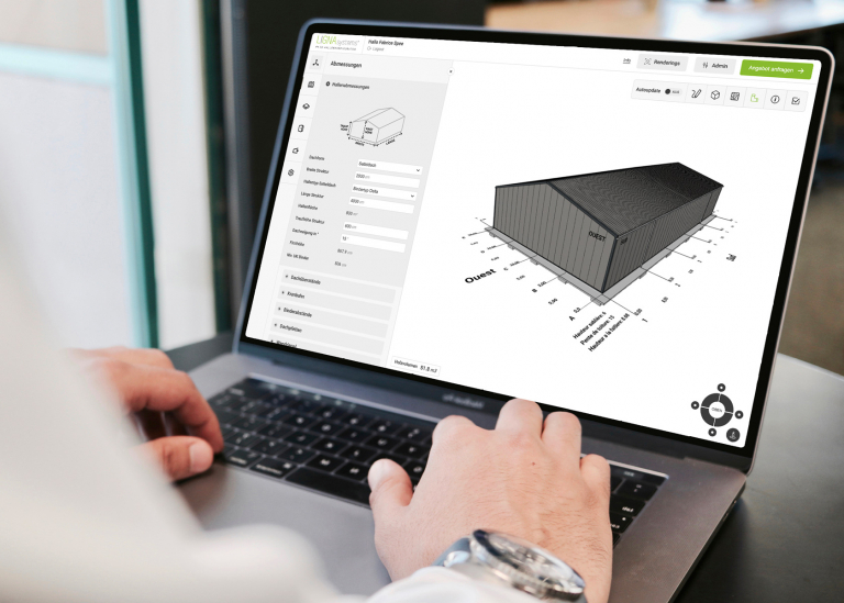 Mockup Konfigurator von LIGNA