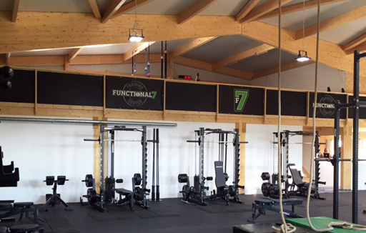 Fitnesstudio aus Holz