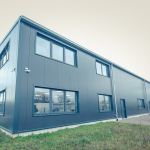 Hallenbau Bild