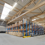 Lagerhalle aus Holz