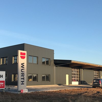 Würth Halle Aussenbild
