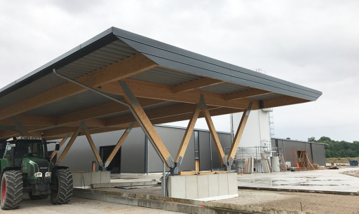 Carport aus Holz