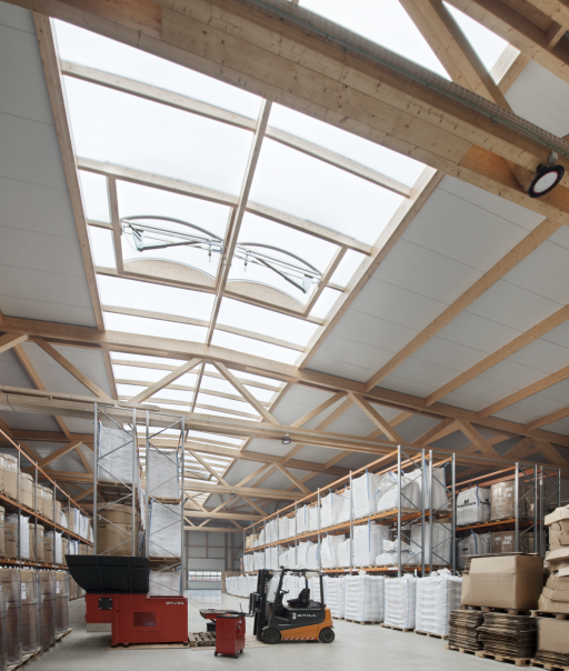 Dachkonstruktion aus Holz