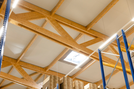 Holzgemachter Fachwerkbinder