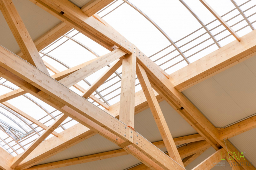 Fachwerkbinder aus Holz