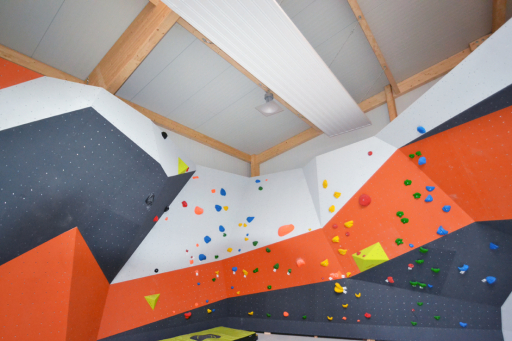 Kletterhalle Holzstruktur