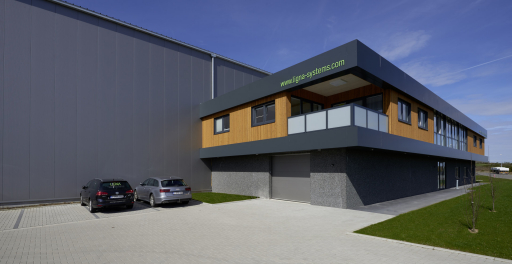 LIGNA systems Gewerbegebäudeaus aus Holz